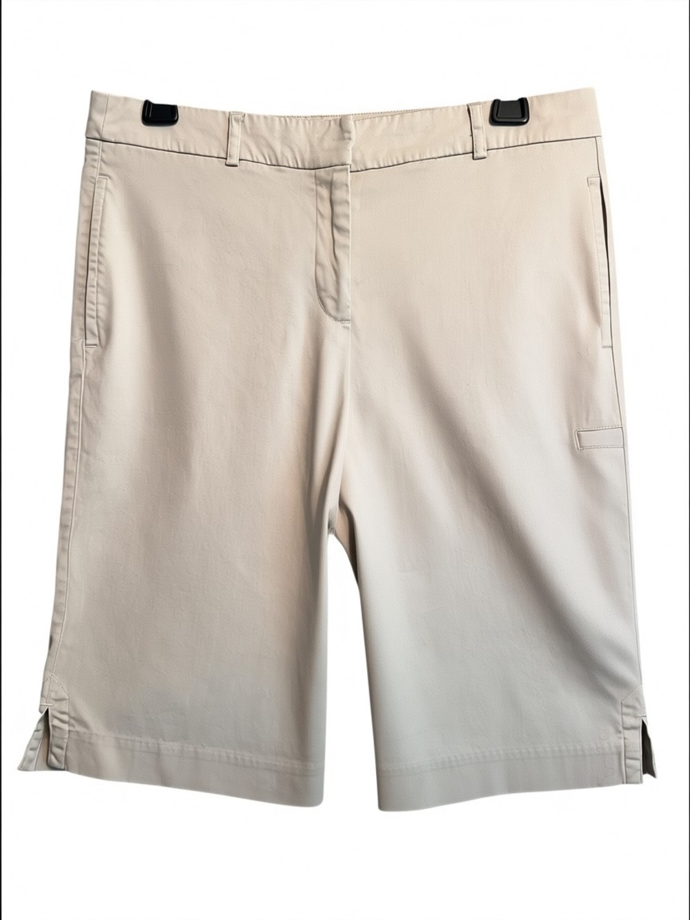 Lady Hagen Golf Shorts Women Size 6 Beige Stretch Bermuda Performance Casual